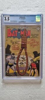 BATMAT 10-11/51 (CERIFIKÁT CGC 3,5 OFF WHITE TO WHITE PAGES)