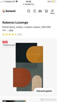Koberec 200x290 vlneny