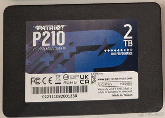 SSD Patriot P210 2TB 2,5" SATA III-SN:022311082001230