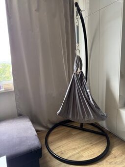 Hojdavak šedý bavlna matrace stojan miminko ergonomické