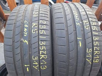 Prodám letní pneu 235/35/19 Continental