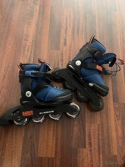 nastavitelne inline detske brusle vel 29-34