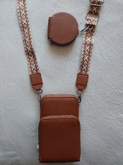 Nová dámská crossbody kabelka s peněženkou – 20×12×6 cm