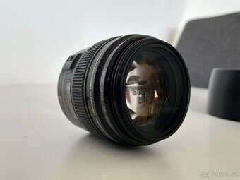 Canon EF 85 mm f/1.8 L USM + redukce na RF