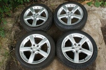 Aluett alu R17 na VW Seat Skoda Audi 5x112 letni pneu