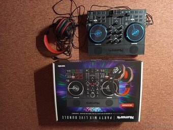 Numark Party Mix II kontroler s vestavěným diskotékovým osvě