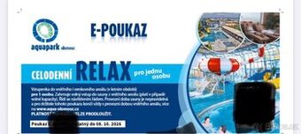 Celodenni poukaz do Aquaparku Olomouc - PC 570,-