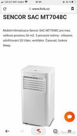 Mobilni klimatizace SAC MT 7048 C Sencor