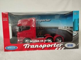 Welly 1:32 Scania V8 R730 6x4 (red)