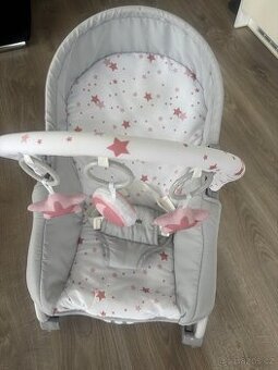 Houpací lehátko BabyMix růžové