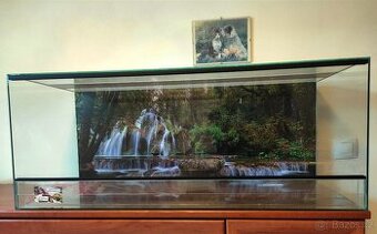 Nové terárium 80x40x40cm pro želvu hada a jiné gekony,5mm Po