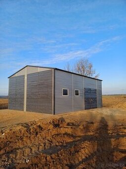 Plechová garáž 6x7m
