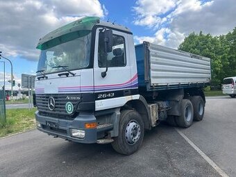 TŘÍSTRANNÝ SKLÁPĚČ MERCEDES ACTROS 2643 6x4, r.v.2002,