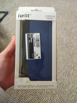 Knížkové pouzdro na Xiaomi Redmi K40 / Poco F3, modré - 1