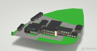 Pronájem výrobní/ skladovací haly, až 1000m², (D3) Miličín