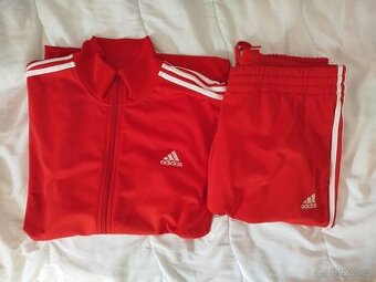 Adidas Basic Set - Tepláková souprava Better Scarlet Pánská - 1