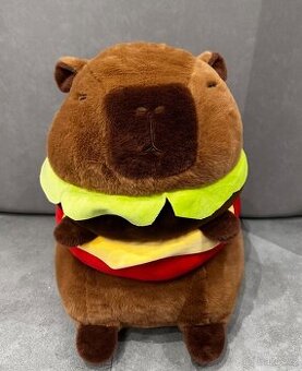 MEGA Plyšová Kapybara Burger 50 cm