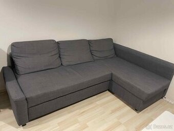 Rozkládací sedačka do L s úložným prostorem