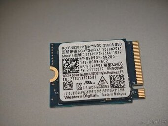 SSD WD SN530 256GB NVME M.2 2230