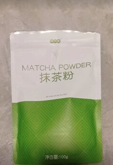 Matcha prášek, 100 Kč za 100 g