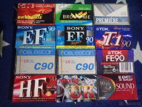 MC kazety, audio, MGF, magnetofonové kazety NOVÉ zabalené