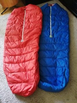 Spacák péřový mumie retro 2ks