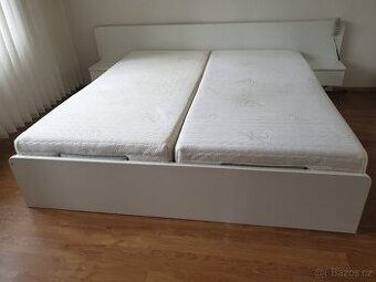Postel dvoulůžko polohovací elektrické