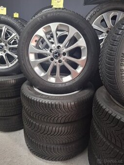 Alu kola Mercedes, 215/60 R17, zimní pneu