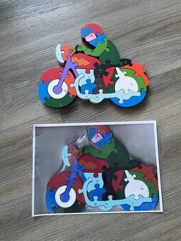 Drevene vzdelavaci Puzzle