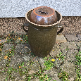 Keramický zelák, sud, hrnec na zelí s víkem . 30 l