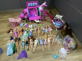 Barbie letadlo, bazén a příslušenství