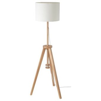 Prodám lampu LAUTERS IKEA Stojací lampa, jasan/bílá