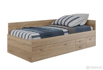 Válenda ALEŠ - dub sonoma, 90x200 cm