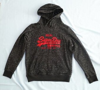 Tmavě šedá mikina, vel. XL, zn. Superdry