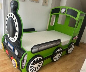 Dětská postel mašinka (lokomotiva)
