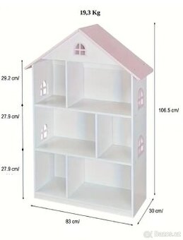 Mini domeček s nábytečkem- dekorace