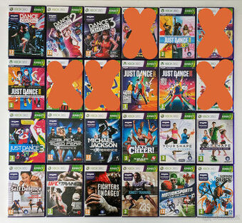 Kinect hry na Xbox 360 Praha