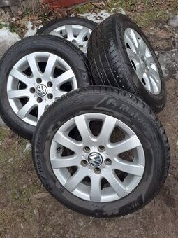 Alu kola 5x112 originál VW 195/65 R15