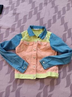 Jarní lehká Džínová bunda vel. 152