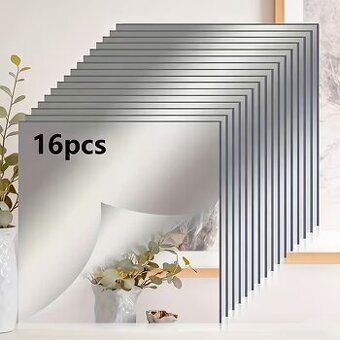 30ks Zrcadlové dlaždice - 30x30cm