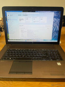HP ZBook 17 G3 – profesionální mobilní pracovní stanice
