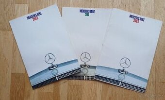 57 let staré prospekty Mercedes-Benz