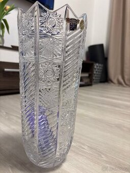 Velká broušená váza - Bohemia Crystal
