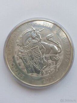 Stříbrná mince 10oz 311g čistého stříbra