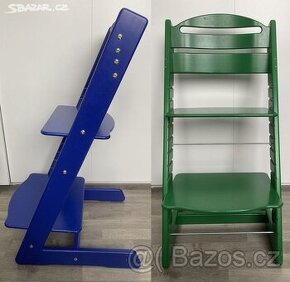 Dětská rostoucí židle buková 2ks - 1