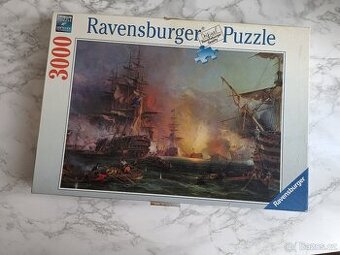 Ravensburger puzzle 3000 - Bitevní loď