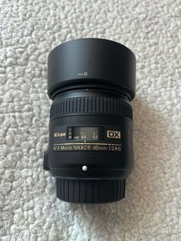 objektiv nikon AF-S Micro NIKKOR 40mm 1:2.8G - 1