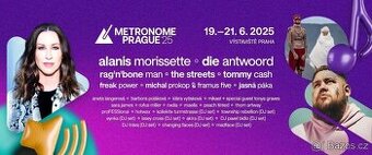 METRONOME, prodám 1-4 třídenní vstupenky.