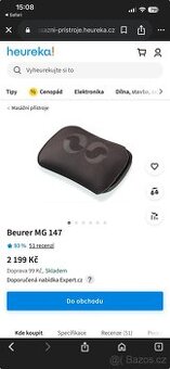Beurer masážní polštářek - 1