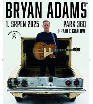 /Předání u vstupu/ BRYAN ADAMS 1.8.2025 Hradec Králové.